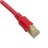 iCAN CAT6A Ethernet Patch Cable,10Gbps, 15FT, Red
