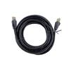 iCAN CAT7 Ethernet Patch Cable, High Speed 10Gbps 600MHz, Double Shielded S/FTP 26AWG, Gold Plated, 15FT, Black