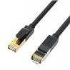 Câble Ethernet iCAN CAT7, 10 Gbit/s 600 MHz, SSTP, plaqué or, 15 m, noir