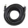 Câble de raccordement Ethernet CAT7 iCAN, haut débit 10 Gbit/s 600 MHz, double blindage S/FTP 26 AWG, plaqué or, 60 pieds, n...