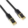 iCAN CAT8 Premium Ethernet Cable, S/FTP, 40Gbps 2000MHz,  35FT, Black(Open Box)
