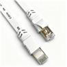 iCAN CAT8 Flat Shielded Ethernet Cable, 40Gbps, STP, 75FT, White