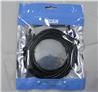 iCAN CAT6A Super Slim Ethernet Cable, 10Gbps 550MHz, 28AWG 10FT, Black(Open Box)