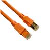 iCAN CAT6A Ethernet Patch Cable,10Gbps, 7FT, Orange