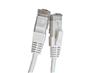 Câble Ethernet ultra-fin iCAN CAT6A, 10 Gbit/s, 550 MHz, 28 AWG, 4,5 m, blanc