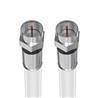 Câble coaxial TV iCAN RG6, mâle vers mâle, 1,8 m
