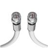 Câble coaxial TV iCAN RG6, mâle vers mâle, 25 pieds