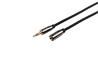 iCAN 3.5mm Stereo Audio Extension Cable, Male to Female, Shielded, 6FT
