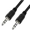 iCAN 3.5mm 28AWG Male to Male Stereo Cable - 10 ft.