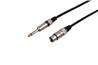 Câble de microphone mono XLR femelle vers 6,35 mm TS iCAN, 6 pieds