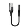 iCAN Type-A Male to 3.5mm Audio Female Adapter, Black