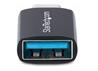 Startech USB-C to USB-A Adapter, USB 5Gbps, 3A, USB-C Male to USB-A Female Converter, Durable Metal Housing - Thunderbolt Compa