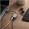 iCAN Type-C Male to Type-C Charging+3.5mm Audio Female Adapter