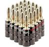iCAN Speaker Banana Plugs,Gold Plated, 4pcs