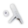 iCAN Cat6A Coupler, Tool-Free Ethernet Coupler, Support PoE, 1000 Mbps, 500 MHz, White