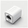 iCAN Cat6A Coupler, Tool-Free Ethernet Coupler, Support PoE, 1000 Mbps, 500 MHz, White