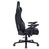 iCAN 97031 Fauteuil Gaming en Cuir PU avec Accoudoirs 6D, Noir