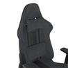CORSAIR TC100 Fabric Gaming Chair, Relaxed Fit, Black/Grey