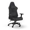 CORSAIR TC100 Fabric Gaming Chair, Relaxed Fit, Black/Grey