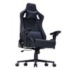 iCAN 97031 Fauteuil Gaming en Cuir PU avec Accoudoirs 6D, Noir