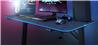 iCAN GAMD08-1 RGB Gaming Desk with Headphone Hooks & Cup Holder