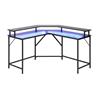 iCAN GMD-0714 57-inch Large-Sized L-Shaped Corner Gaming Table