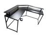 iCAN GMD-0714 57-inch Large-Sized L-Shaped Corner Gaming Table