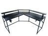 iCAN GMD-0714 57-inch Large-Sized L-Shaped Corner Gaming Table
