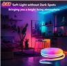 Guirlande lumineuse néon iCAN RGB+IC, bandes lumineuses LED de 9,8 pieds, synchronisation musicale.