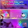 iCAN RGB+IC Neon Rope Light, 16.4ft LED Strip Lights, Music Sync.