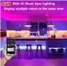 iCAN Smart LED RGB+IC 32.8ft Strip Lights, Music Sync, APP Control.