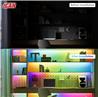 Bandes lumineuses LED iCAN RGB+IC COB 16,4 pieds, synchronisation musicale, décoration intérieure.