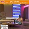 Bandes lumineuses LED iCAN RGB+IC COB 32,8 pieds, synchronisation musicale, décoration intérieure.