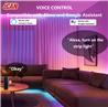 Bandes lumineuses LED iCAN RGBICW de 16,4 pieds, contrôle par application, synchronisation musicale.