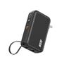iCAN 3-in-1 10000mAh 65W Portable Charger w/ Type-C Built-in Cable