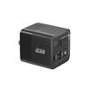iCAN Chargeur GaN PD portable à 2 ports 65 W avec câble rétractable