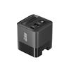 iCAN Chargeur GaN PD portable à 2 ports 65 W avec câble rétractable