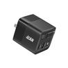 iCAN Chargeur GaN PD portable à 2 ports 65 W avec câble rétractable