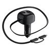 Choetech Chargeur de voiture 75 W à 2 ports avec câble extensible(Open Box)