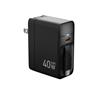 40W USB-C GaN PD Wall Charger with 2.6ft/80cm Type-C Retractable Cable