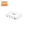iCAN Chargeur mural fin 140 W à 4 ports avec 3 USB-C et 1 USB-A