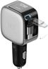 CUKTECH 100W 3-in-1 Digital Car Charger with 2.3 Ft Cable