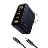 Baseus 100W 3-Port GaN Display Wall Charger with 100W C to C cable