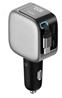 CUKTECH 100W 3-in-1 Digital Car Charger with 2.3 Ft Cable
