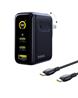 Baseus 100W 3-Port GaN Display Wall Charger with 100W C to C cable