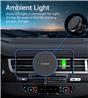 Choetech 15W Magnetic Car Charger Holder with Ambient Light, Black(Open Box)