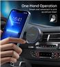Choetech 15W Magnetic Car Charger Holder with Ambient Light, Black(Open Box)