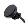 Choetech 15W Magnetic Car Charger Holder with Ambient Light, Black(Open Box)