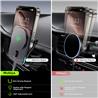 Choetech Qi2 Wireless 15W Fast Charging Car Air Vent Mount, Black