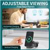 Choetech 3-in-1 15W Magnetic Wireless Charger, Removable Watch Charger